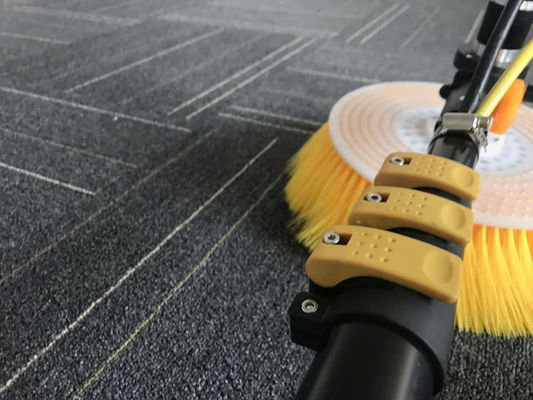 Portable Solar Panel Cleaning Brush Kits Single Head Automatic Rotating Brush Machine Robots