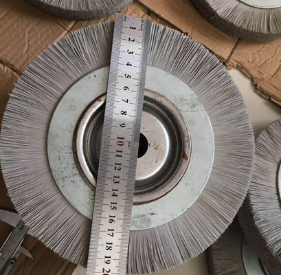 Galvanized Plywood OD125  0.15mm Wire Flat Shaped Crimped Wire Brush