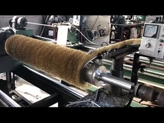 Υψηλής θερμοκρασίας σβήσιμο φούρνο μετάδοσης συρματόσχοινο βούρτσα κυλίνδρος 1280 * 220mm