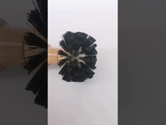 Βούρτσα καθαρισμού δοχείου σκόνης καφετιέρας με λαβή από μασίφ ξύλο